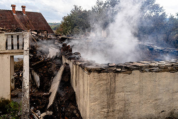 Professional Fire Damage Removal technician working in Apopka, FL